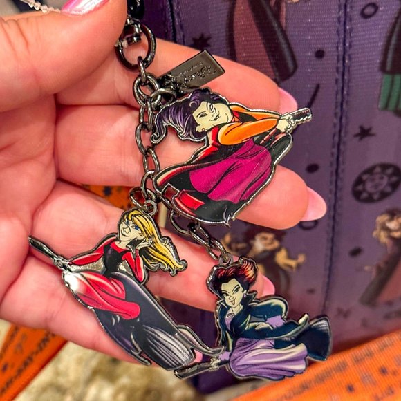 DISNEY HARVEYS HOCUS POCUS SANDERSON SISTERS CROSSBODY BAG BACKPACK HALLOWEEN - Picture 5 of 11